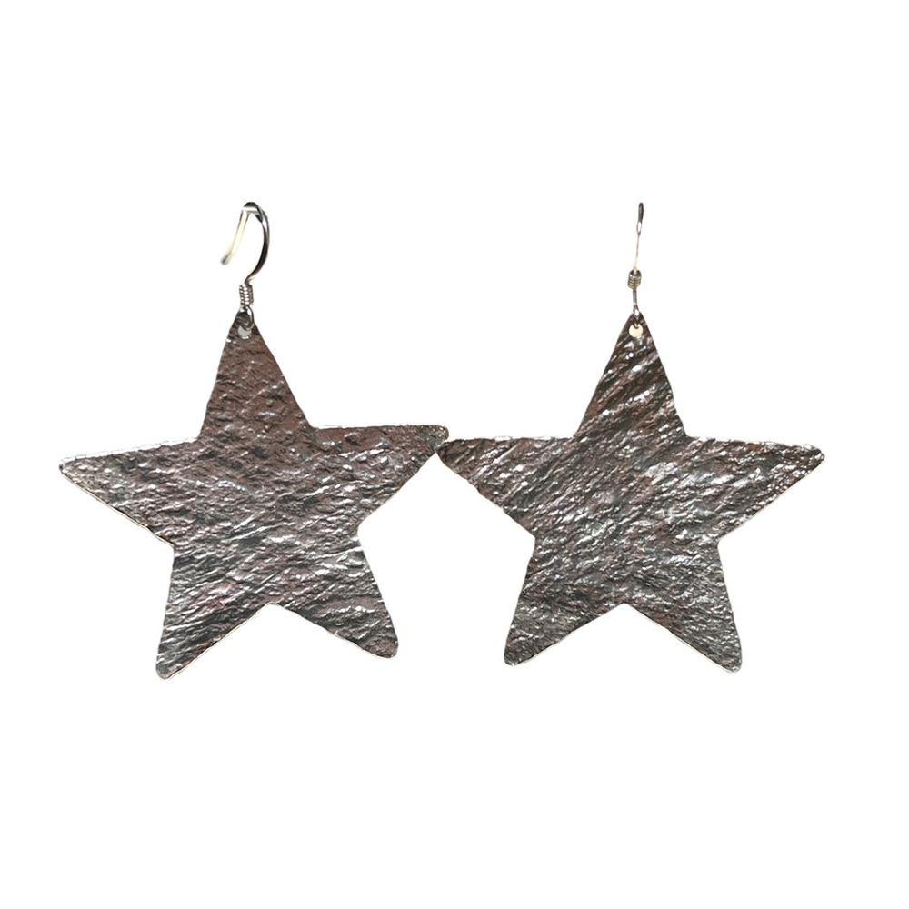 ✧ Silver star earrings